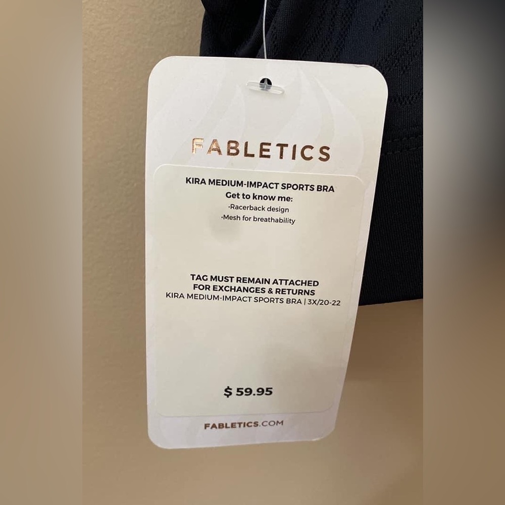 Fabletics Racerback Sports Bra - Picture 3 of 3